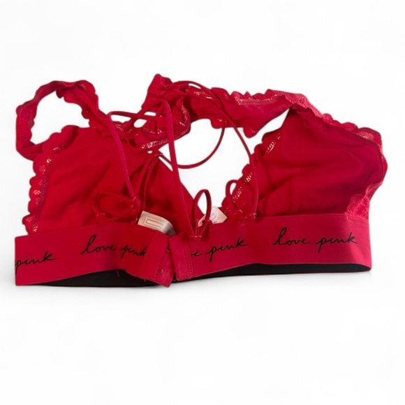 PINK Victoria's Secret Scarlet Lace Bralette - Picture 2 of 2